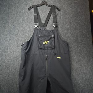 Klim Gore Tex XCR Overalls Bibs Mens 3XLT Black Snow Pants Snowmobile Lined